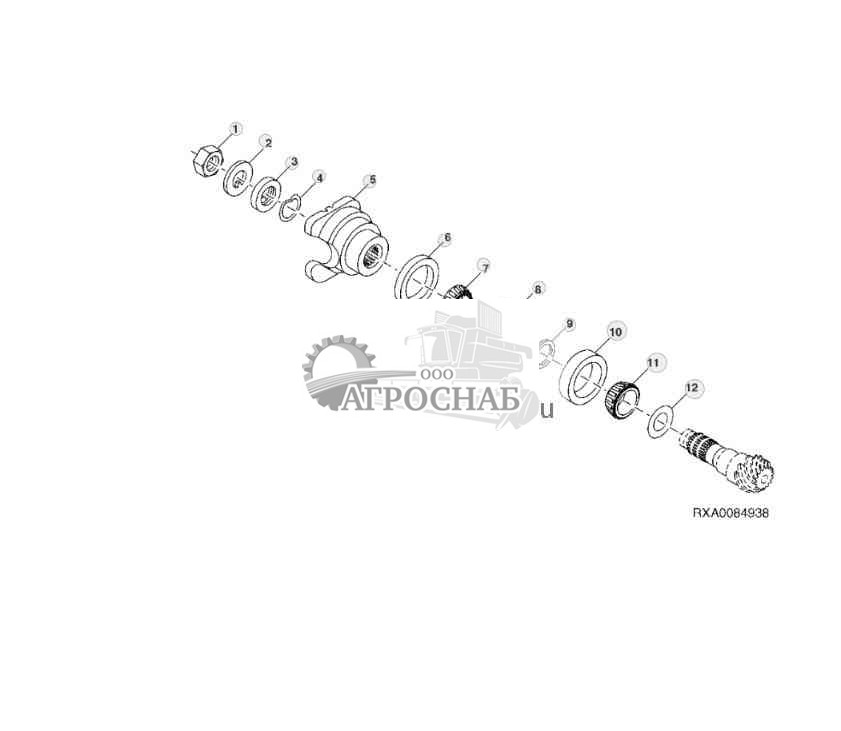 ПЕРВИЧНАЯ ВИЛКА И ПОДШИПНИКИ 